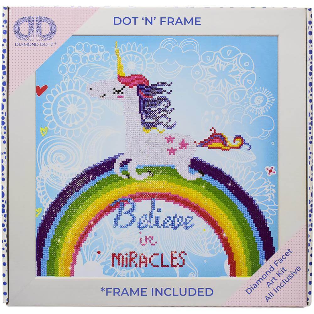 Believe in Miracles Framed Diamond Art Kit