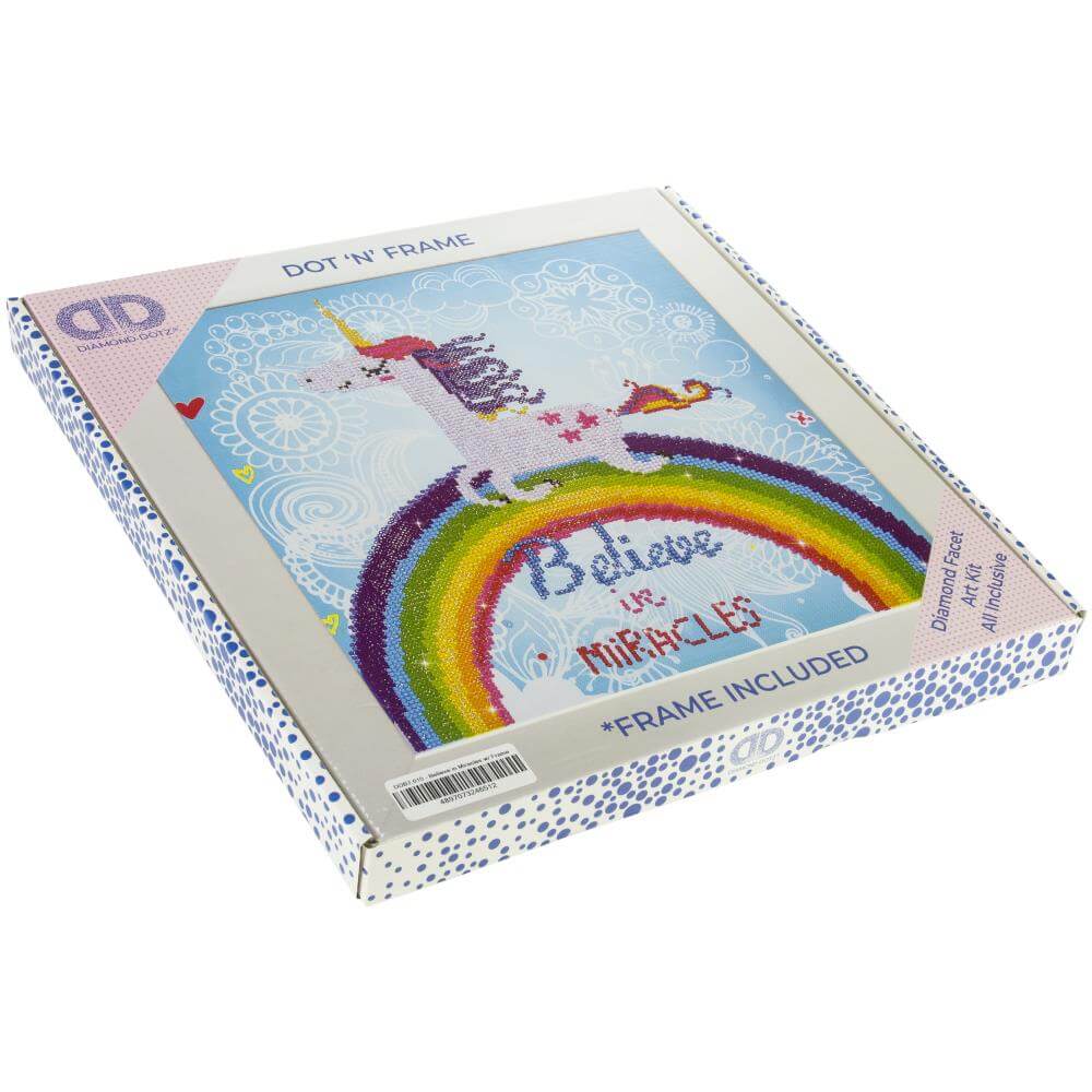 Believe in Miracles Framed Diamond Art Kit