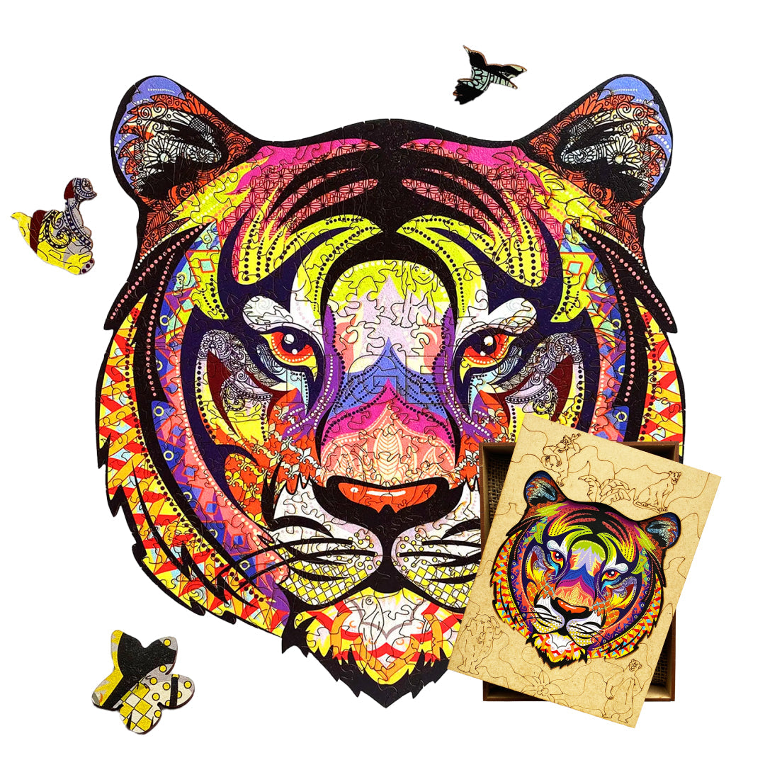 Wooden Jigsaw Puzzle Tiger (B2B)