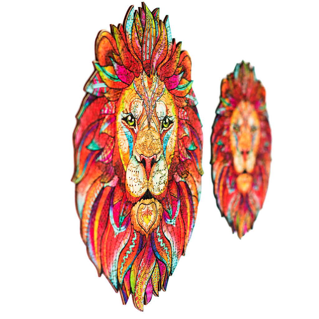 Wooden Jigsaw Puzzle Lion (B2B)