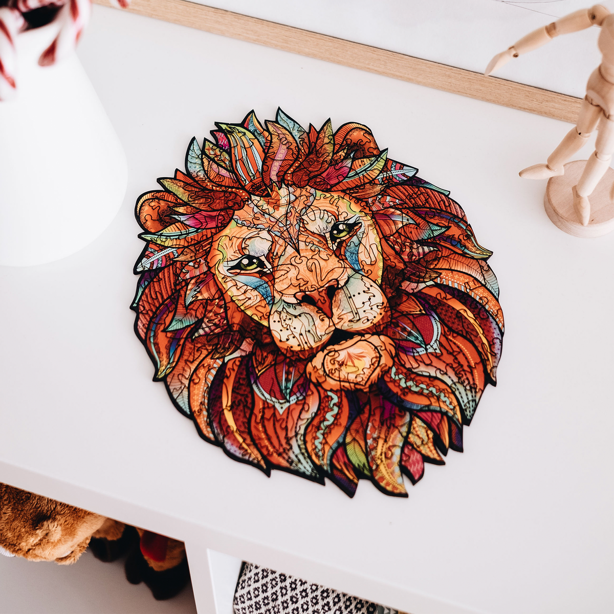 Wooden Jigsaw Puzzle Lion (B2B)