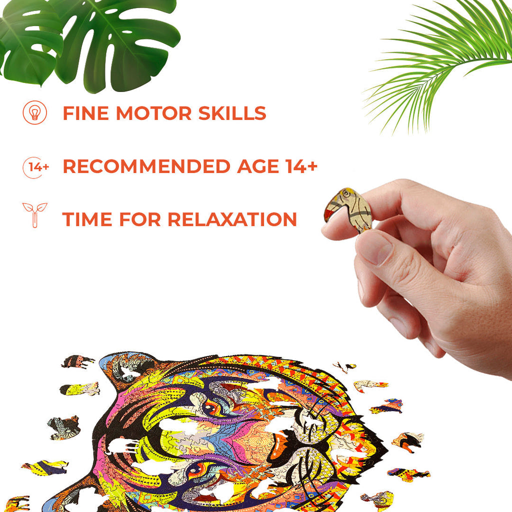 Wooden Jigsaw Puzzle Tiger (B2B)