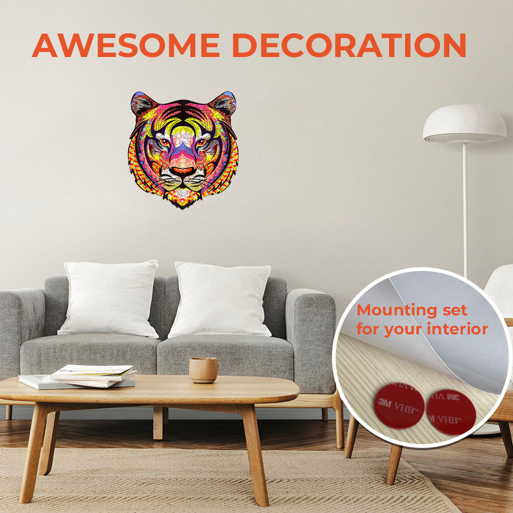 Wooden Jigsaw Puzzle Tiger (B2B)