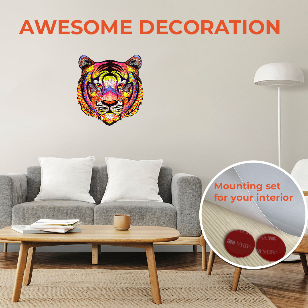 Wooden Jigsaw Puzzle Tiger (B2B)