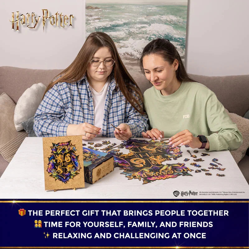 Wooden jigsaw classic puzzle Harry Potter Hogwarts™ (Neonly) (B2B)