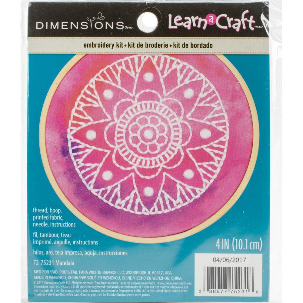 Mandala Mini Embroidery Kit