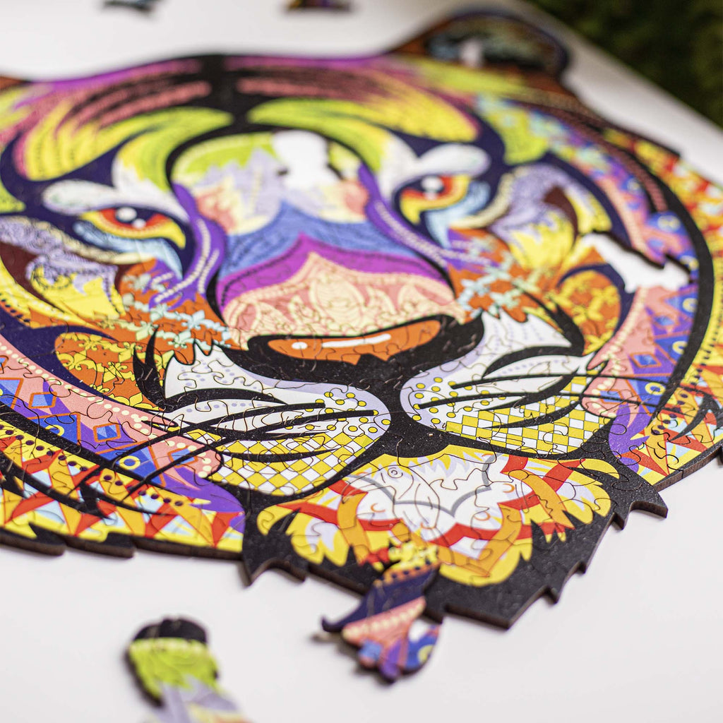 Wooden Jigsaw Puzzle Tiger (B2B)