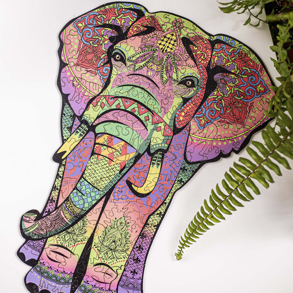 Wooden Jigsaw Puzzle Elephant (B2B)