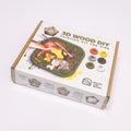 Wooden 3D DIY Painting Kit Safari (B2B)
