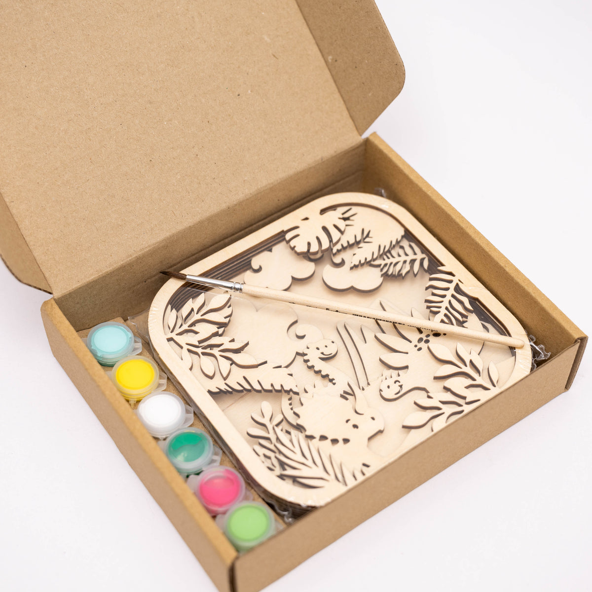 Wooden 3D DIY Painting Kit Dinosaur (B2B)
