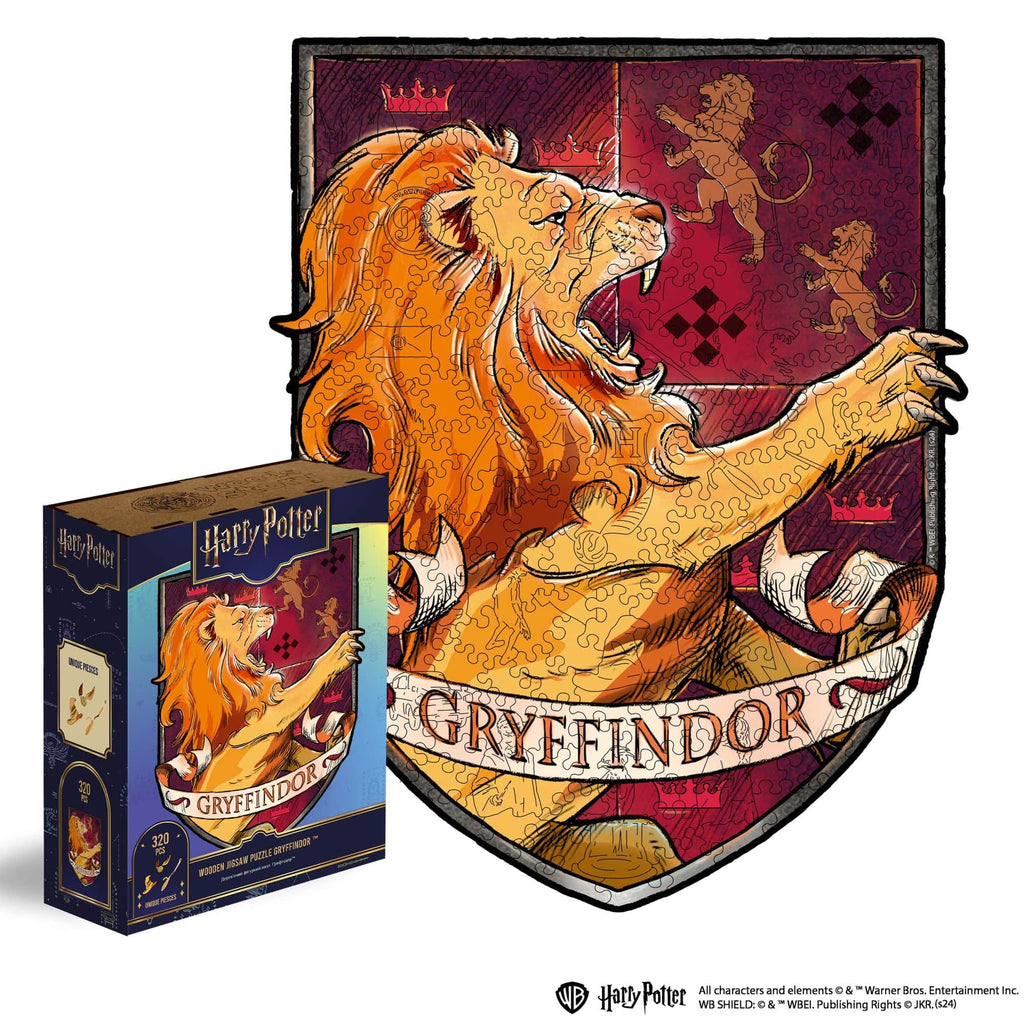 Wooden jigsaw puzzle Harry Potter Gryffindor™ Gameplay (B2B)