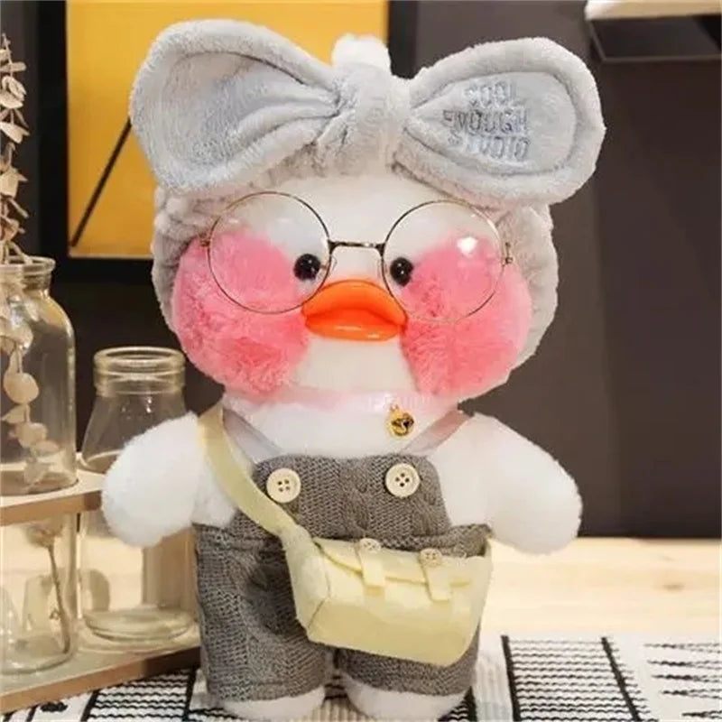Lalafanfan Yellow Duck Plush Toy 30cm (11.8 Inches)