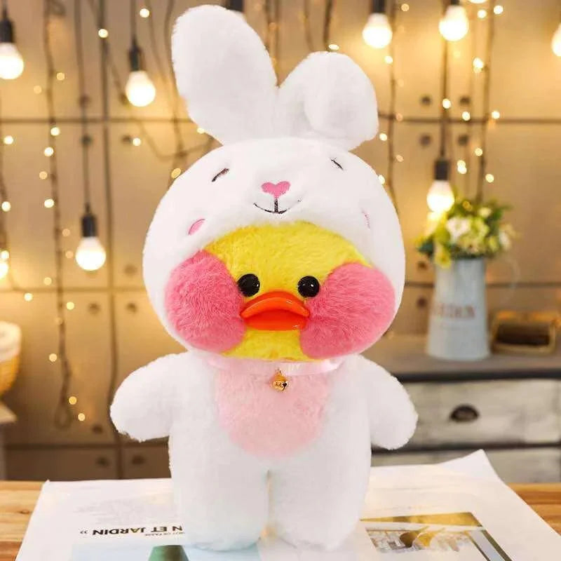 Lalafanfan Yellow Duck Plush Toy 30cm (11.8 Inches)
