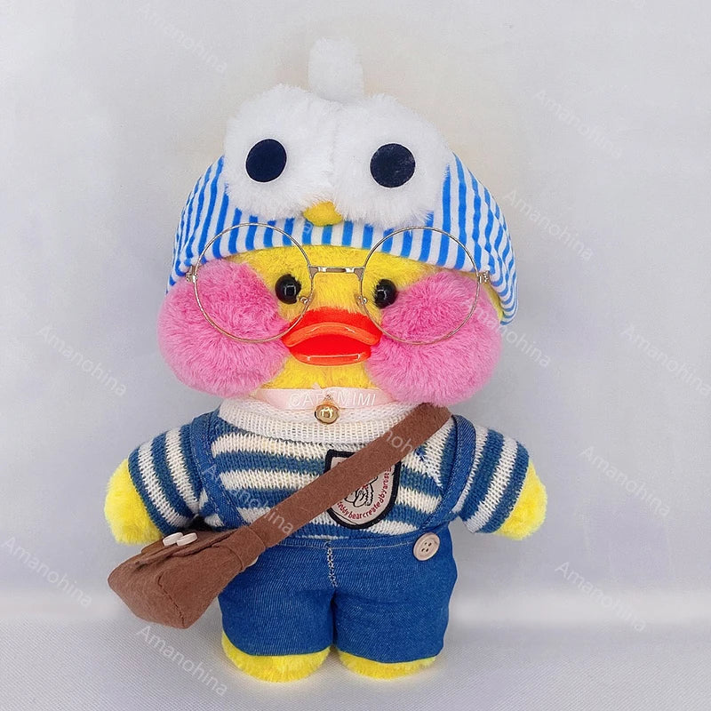 Lalafanfan Yellow Duck Plush Toy 30cm (11.8 Inches)