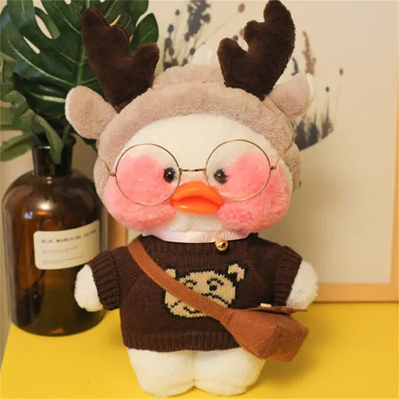 Lalafanfan Yellow Duck Plush Toy 30cm (11.8 Inches)