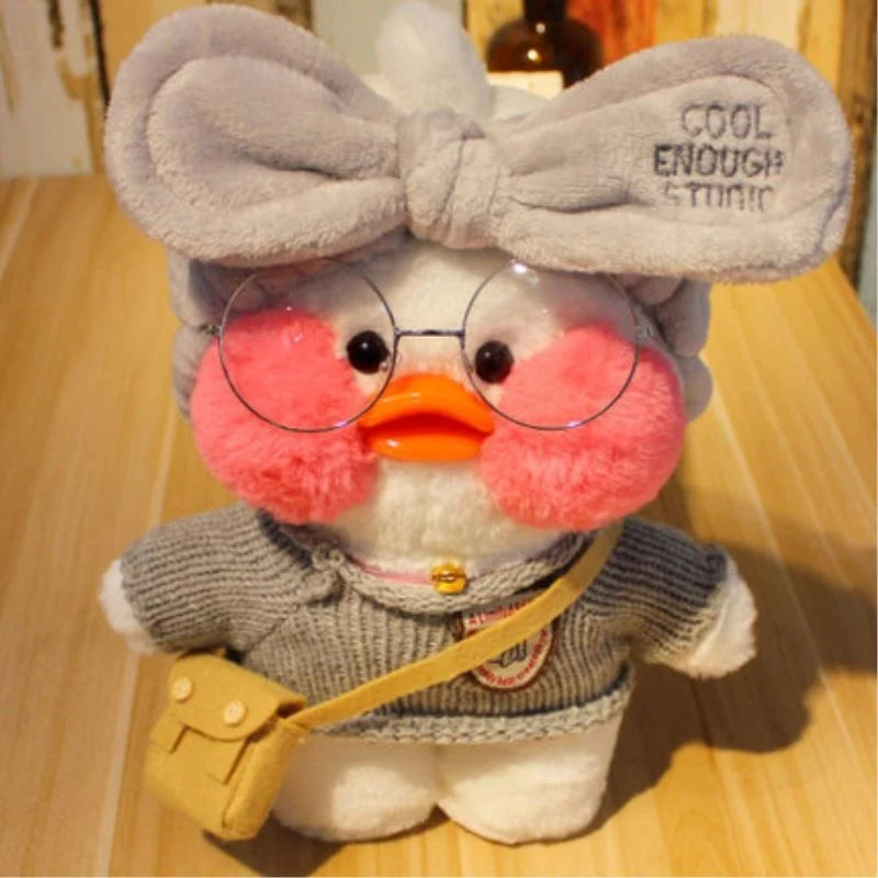 Lalafanfan Yellow Duck Plush Toy 30cm (11.8 Inches)