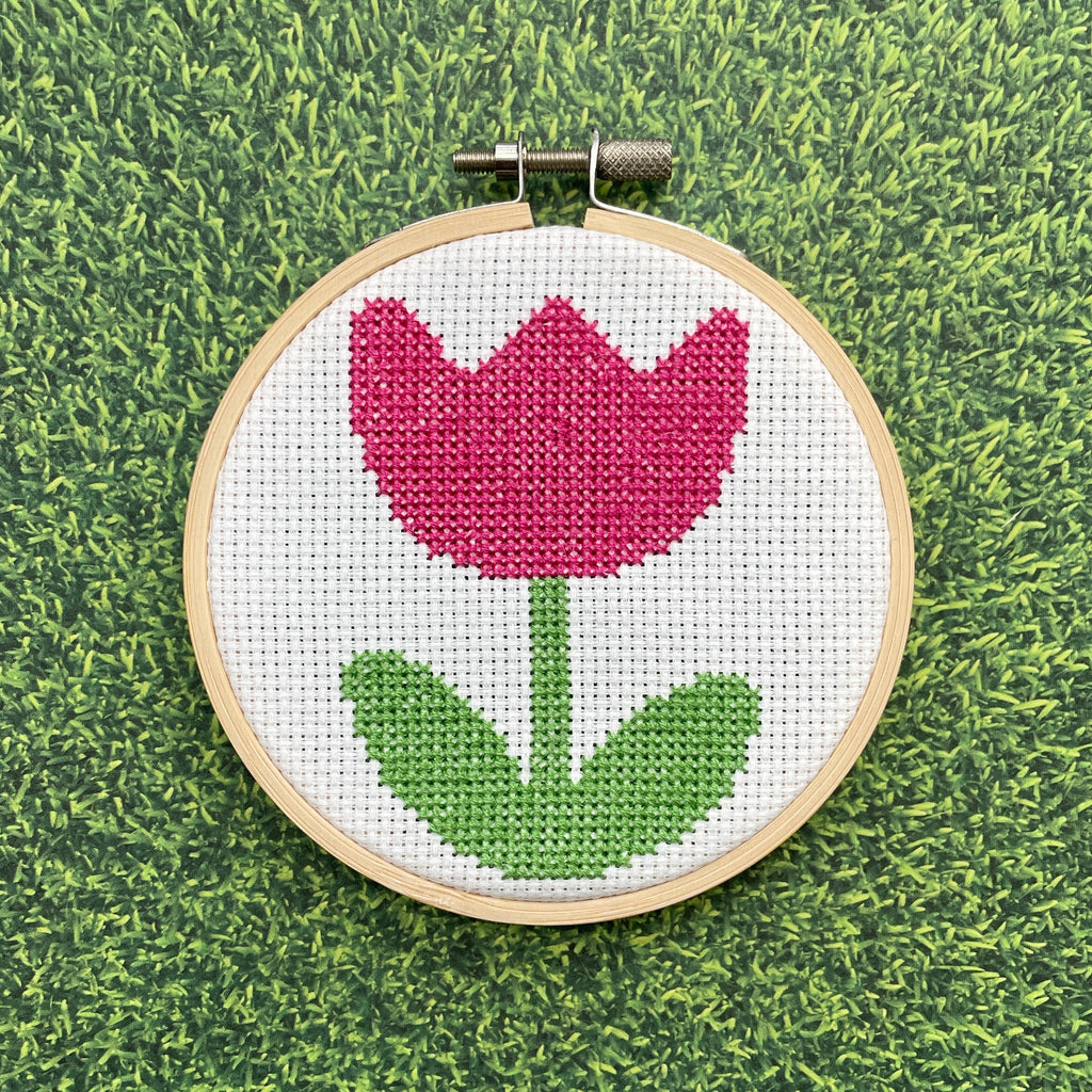 Tulip by Mary Engelbreit Counted Cross Stitch DIY KIT