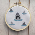 Shark Counted Cross Stitch DIY KIT