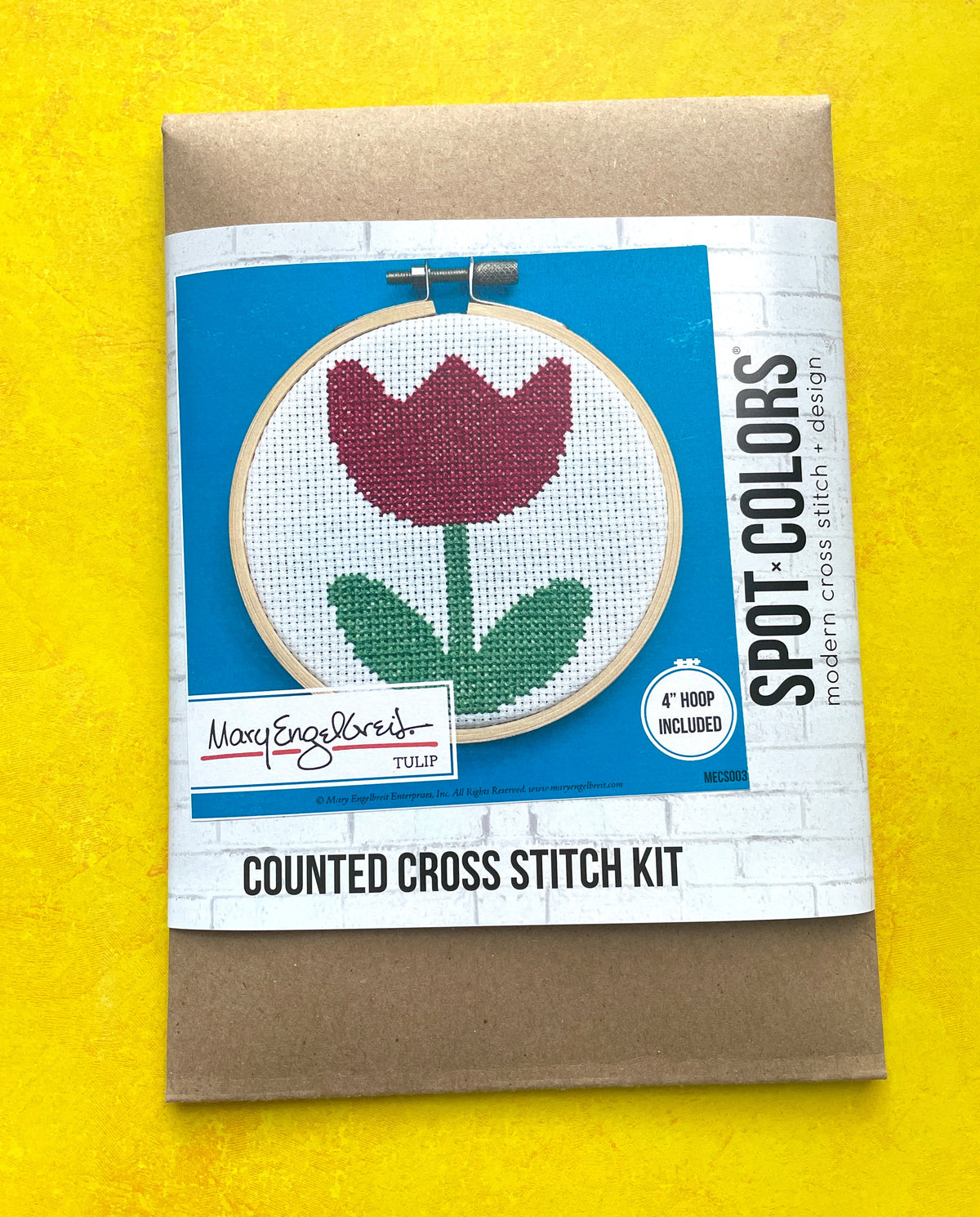 Tulip by Mary Engelbreit Counted Cross Stitch DIY KIT