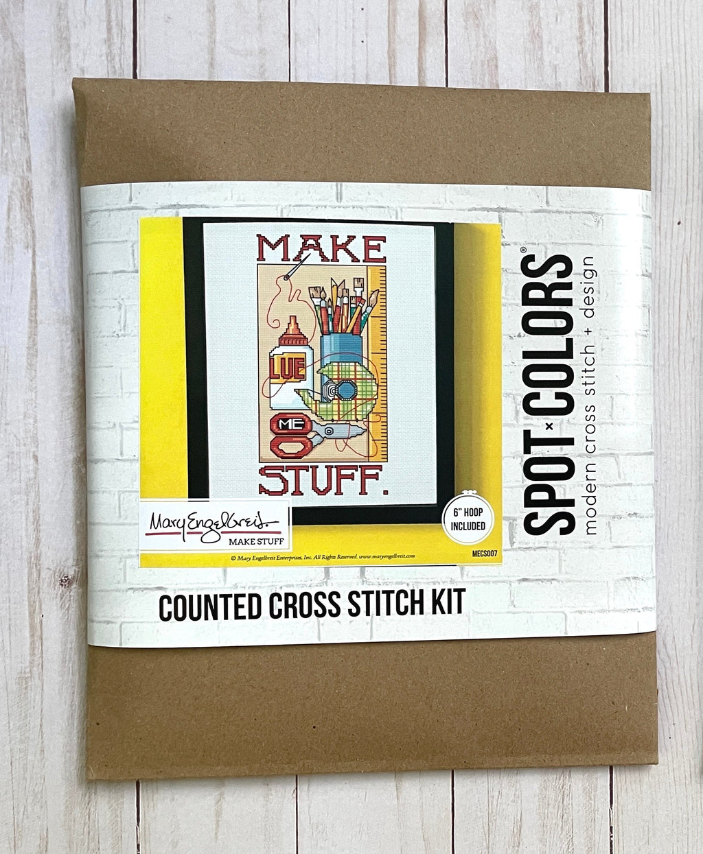 Make Stuff by Mary Engelbreit Counted Cross Stitch DIY KIT