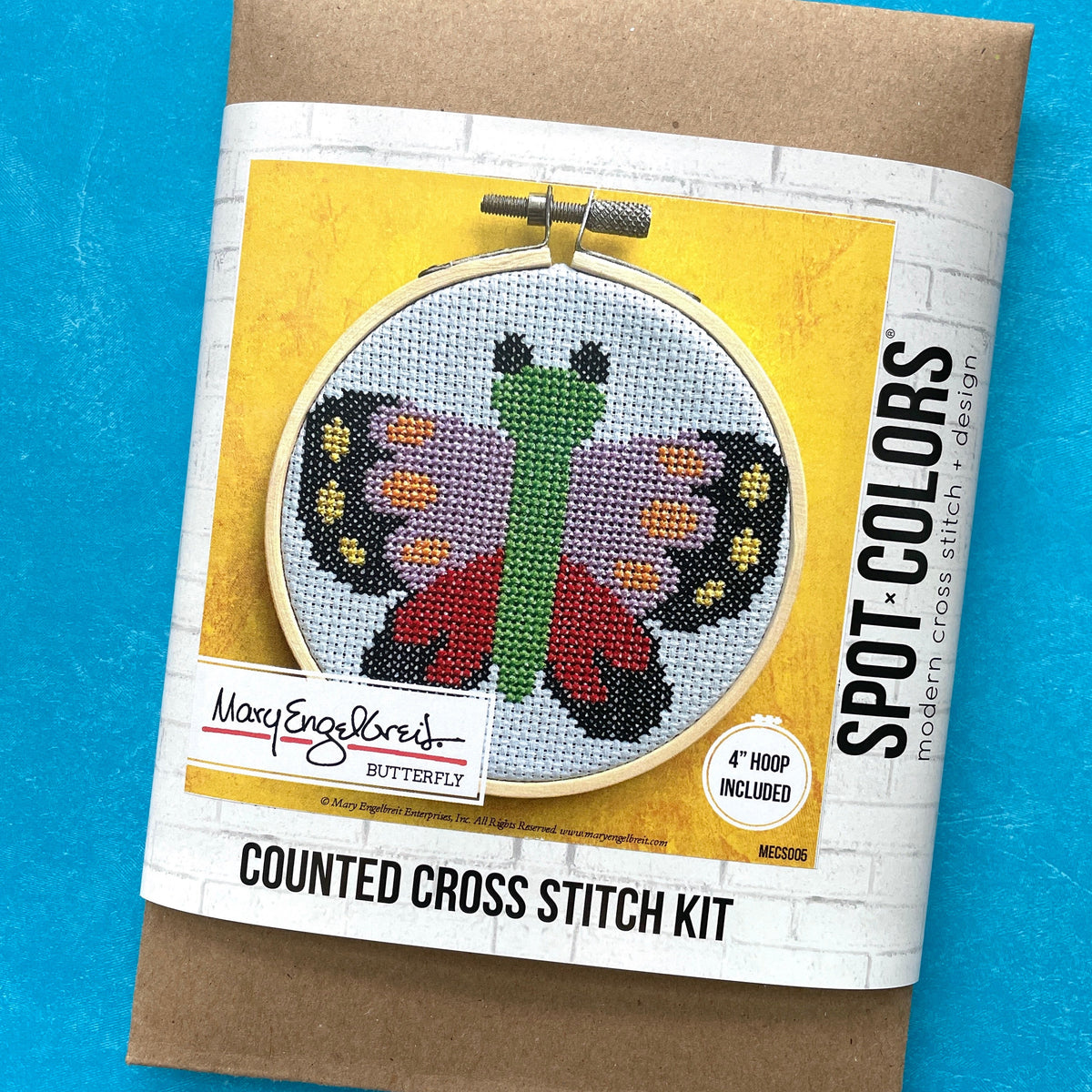 Butterfly by Mary Engelbreit Counted Cross Stitch DIY KIT