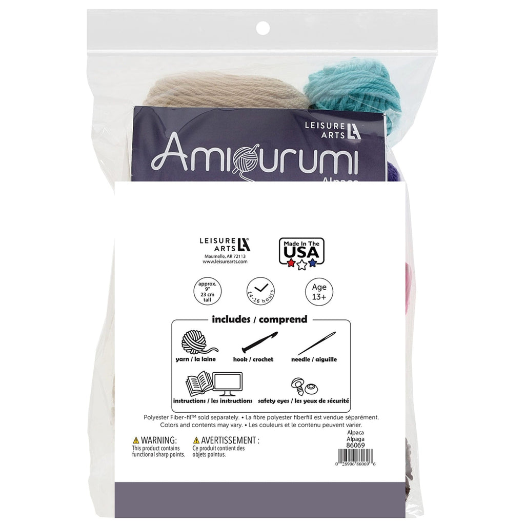 Leisure Arts Amigurumi Kit Alpaca