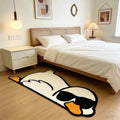 Cartoon Duck Rug Set Sunglasses Children's Room Non-Slip