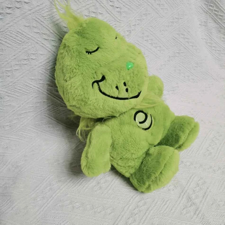 Highland Cow Breathing Plush Toy – Music & Light Sleep Companion