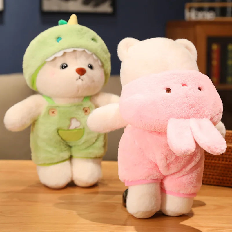 Kawaii Green Jointed Bear Panda Plush Toy