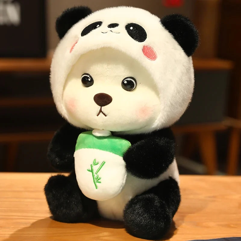 Kawaii Green Jointed Bear Panda Plush Toy