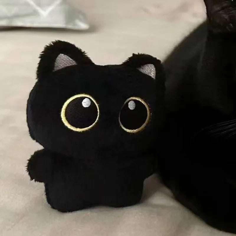 Black Cat Plush Toy Pendant 10cm (3.9 Inches)