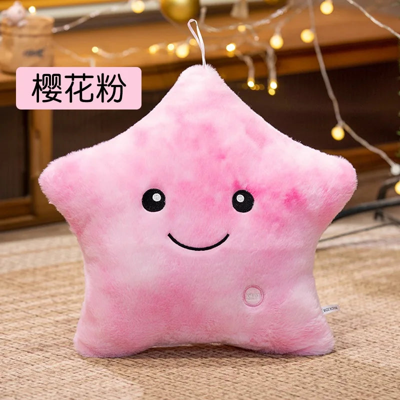 Luminous Star Plush Pillow 24x22cm (9.4x8.7 Inches) LED Light