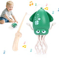 Kawaii Electronic Dancing Squid Toy – LED Light & Music Interactive Robot Lantern (7 Colors)