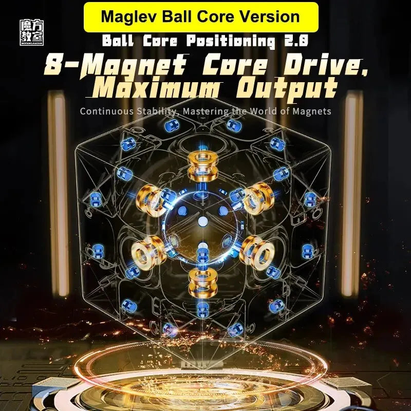 Ball-Core Magnetic 3x3 Cube