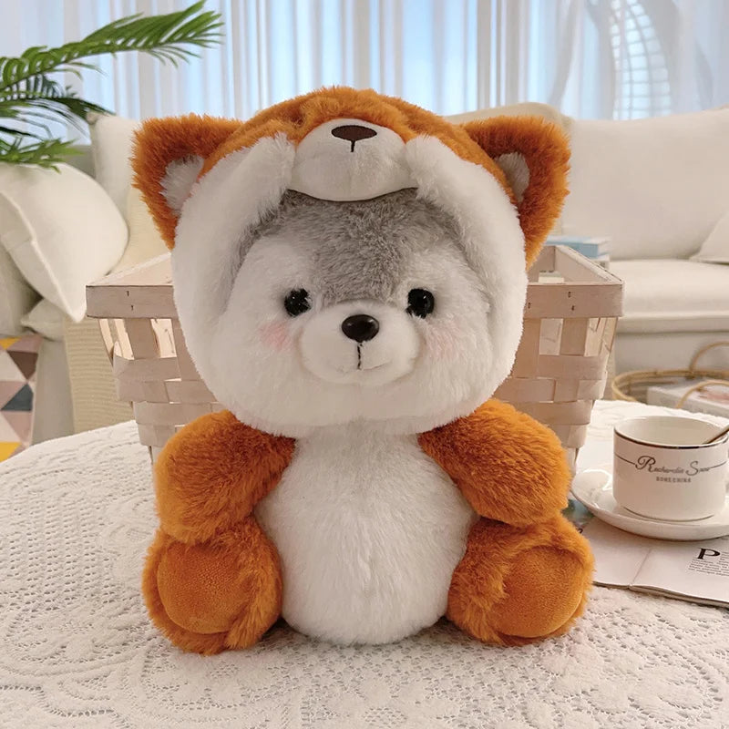 Kawaii Green Jointed Bear Panda Plush Toy