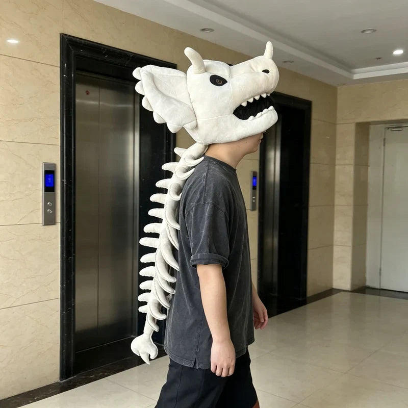 Skeleton Dinosaur Plush Toy – Giant Funny Dinosaur Stuffed Animal Pillow