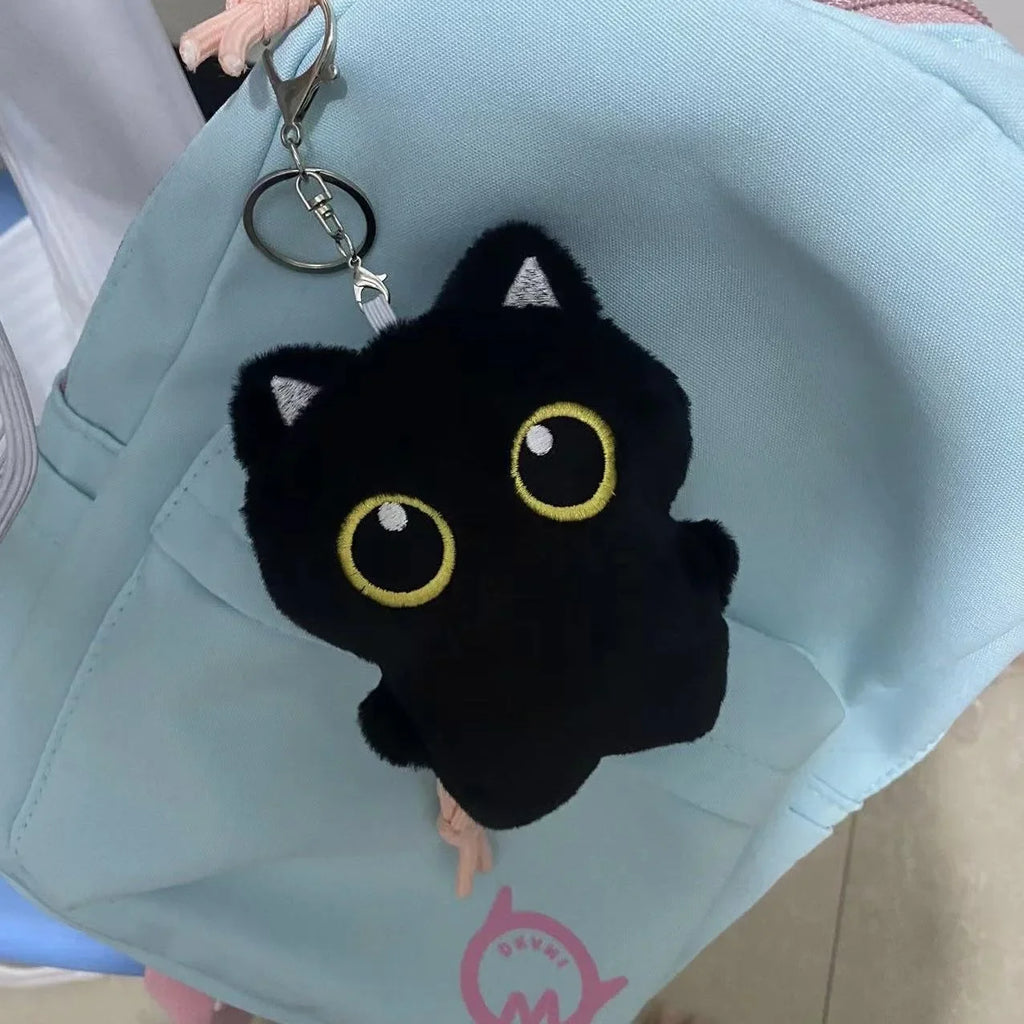 Black Cat Plush Toy Pendant 10cm (3.9 Inches)