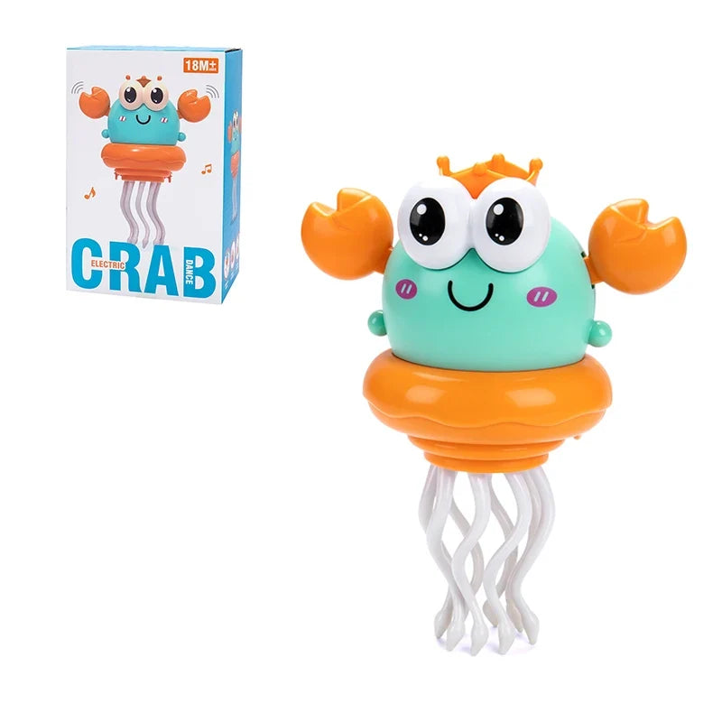 Kawaii Electronic Dancing Squid Toy – LED Light & Music Interactive Robot Lantern (7 Colors)