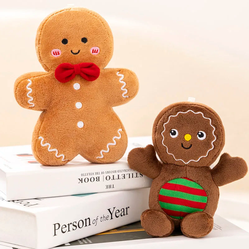 Gingerbread Man Plush Toy Cushion