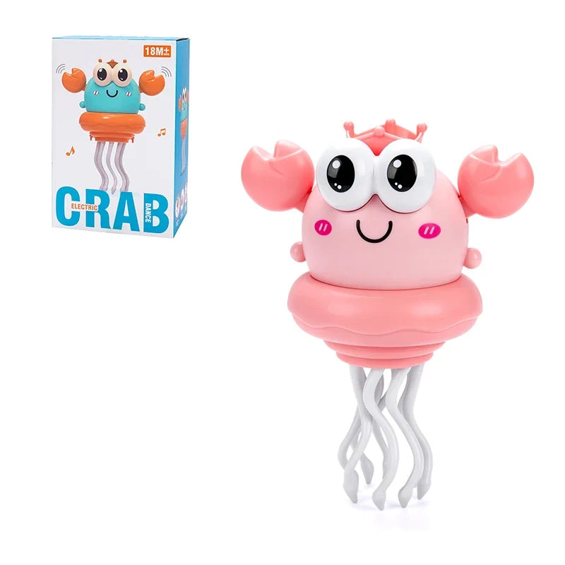 Kawaii Electronic Dancing Squid Toy – LED Light & Music Interactive Robot Lantern (7 Colors)
