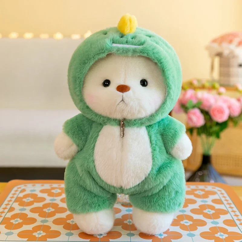 Kawaii Green Jointed Bear Panda Plush Toy