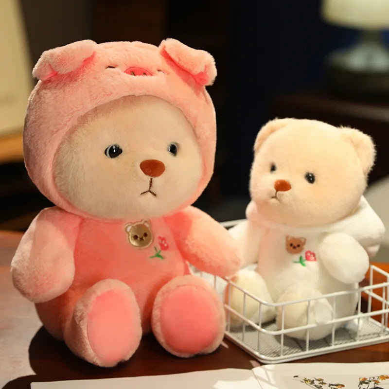 Kawaii Green Jointed Bear Panda Plush Toy