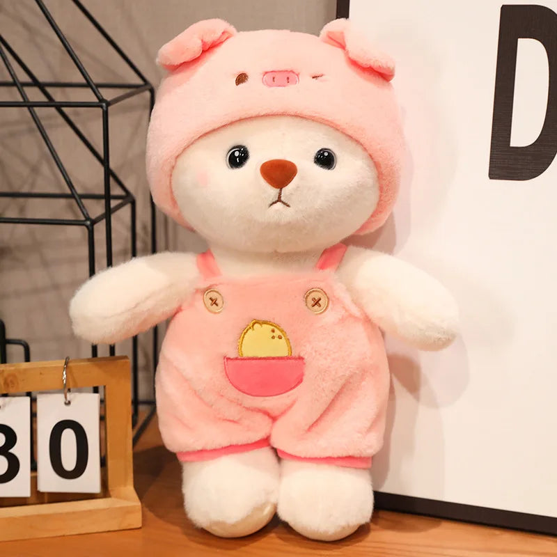 Kawaii Green Jointed Bear Panda Plush Toy