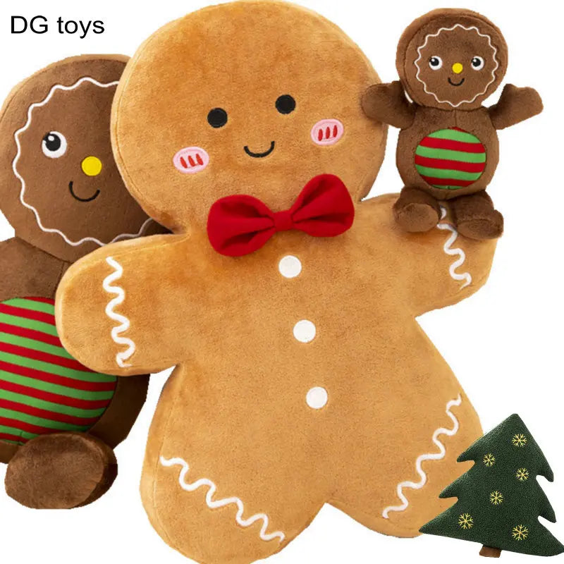 Gingerbread Man Plush Toy Cushion