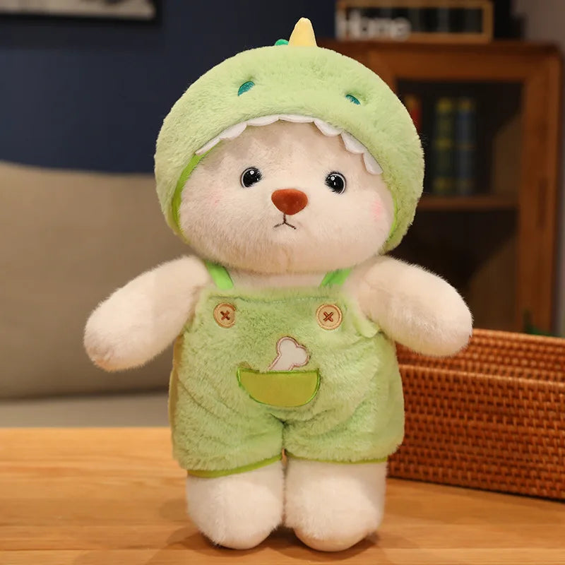 Kawaii Green Jointed Bear Panda Plush Toy