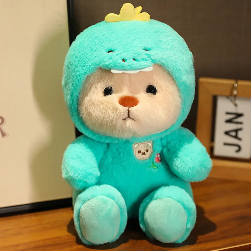 Kawaii Green Jointed Bear Panda Plush Toy
