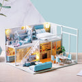 3D Wooden Mini Dollhouse Kit with Furniture – DIY Handmade Miniature House Puzzle for Ages 14+