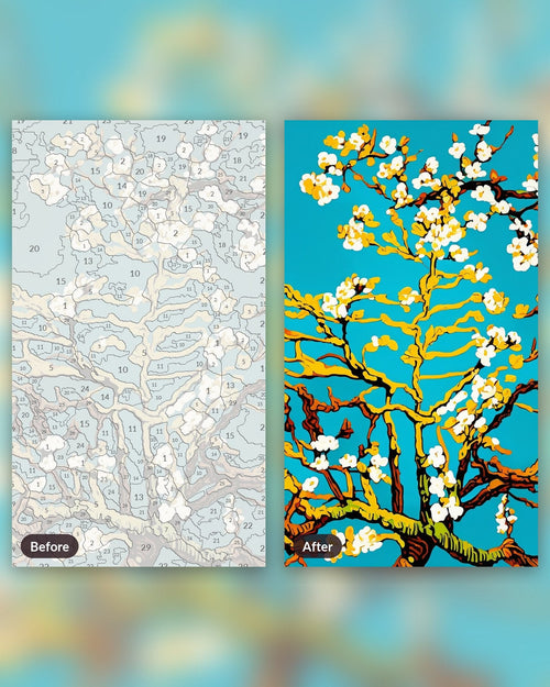 Almond Blossom after Van Gogh | Paint by Numbers Kit