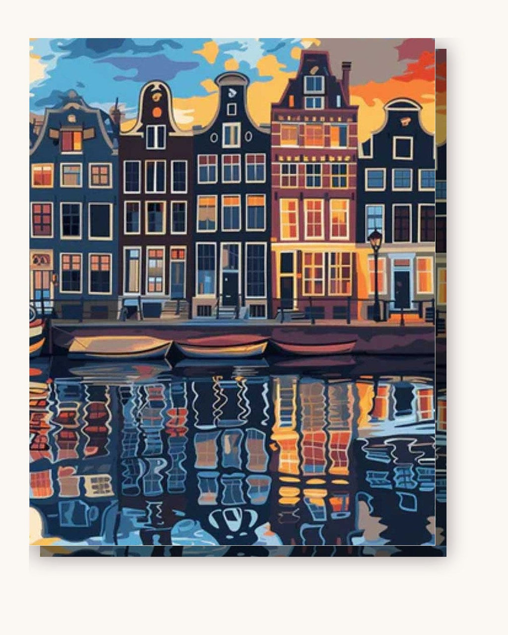 Minimalist Amsterdam | Paint by Numbers Kit for Adults