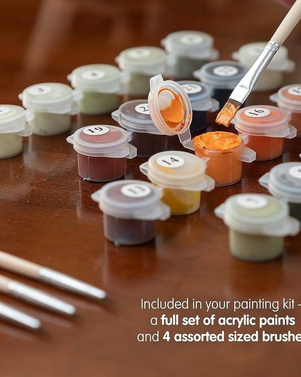 Anime Mountain Village at Dusk | Paint by Numbers Kit
